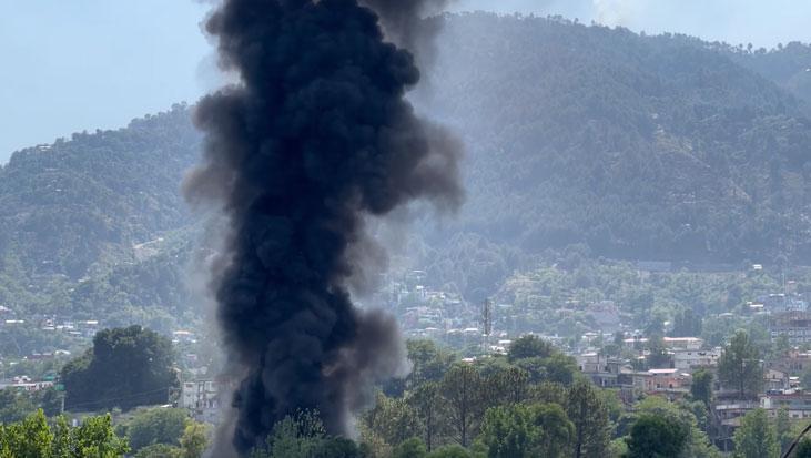 Pakistan'da askeri helikopter düştü! Tüm mürettebat hayatını kaybetti