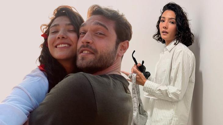 Ünlü çiftten romantik poz! Aşk tam gaz devam ediyor