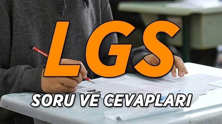 MEB LGS SORU VE CEVAP ANAHTARLARI | Liselere Geçiş Sınavı Sözel-Sayısal alan soru kitapçığı ve cevap anahtarları ne zaman, saat kaçta yayımlanacak MEB LGS SORU VE CEVAP ANAHTARLARI | Liselere Geçiş Sınavı Sözel-Sayısal alan soru kitapçığı ve cevap anahtarları ne zaman, saat kaçta yayımlanacak