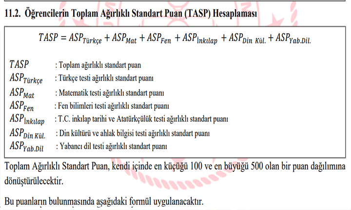 LGS PUANI HESAPLAMA 2026 YÖNTEMİ