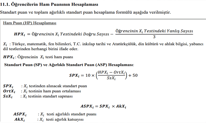 LGS PUANI HESAPLAMA 2026 YÖNTEMİ
