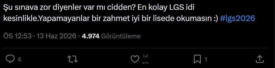 LGS YORUMLARI 2026: LGS soruları nasıldı Liselere Geçiş Sistemi LGS sınavı zor muydu, sorular kolay mıydı