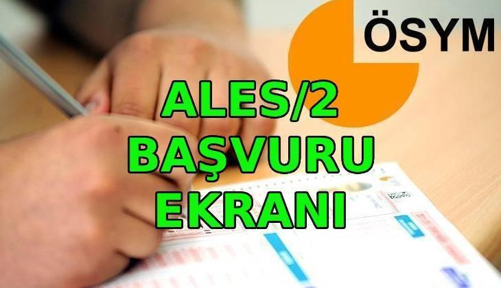 ALES BAŞVURU EKRANI 2026: ALES başvuruları ne zaman bitiyor ALES/2 ne zaman İşte yeni tarih ALES BAŞVURU EKRANI 2026: ALES başvuruları ne zaman bitiyor ALES/2 ne zaman İşte yeni tarih