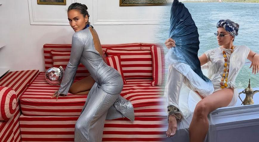 Eda Taşpınardan olay kombin Sabah koşusuna bikini ve çorapla çıktı