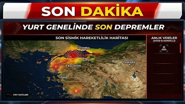 Son dakika Muğla'da deprem mi oldu? Az önce deprem nerede oldu? Deprem ...