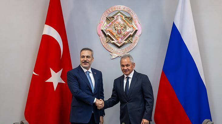 Dışişleri Bakanı Fidan, Moskova'da Rusya Güvenlik Konseyi Sekreteri Şoygu ile görüştü