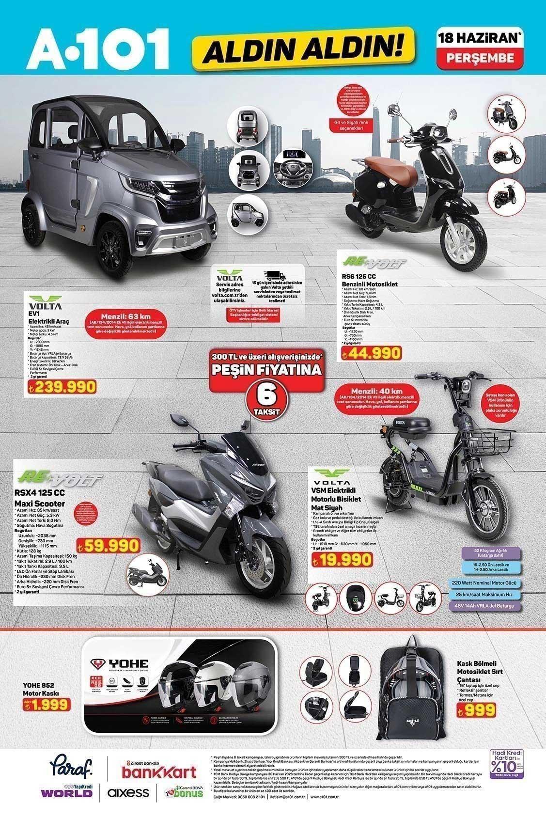 18 HAZİRAN A101 ALDIN ALDIN AKTÜEL KATALOĞU