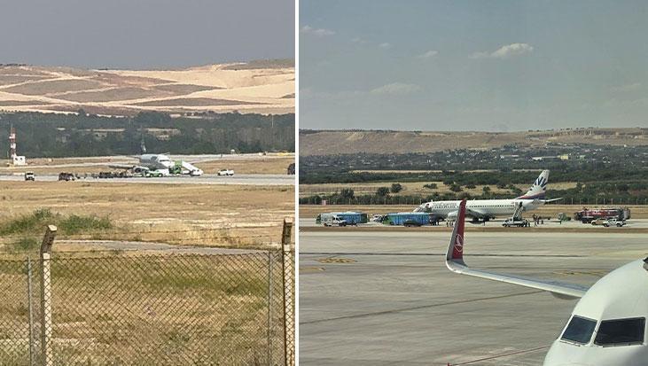 Gaziantep Havalimanı'nda yürekler ağza geldi! Uçağın inişi sırasında lastiği patladı: Bakanlıktan ilk açıklama