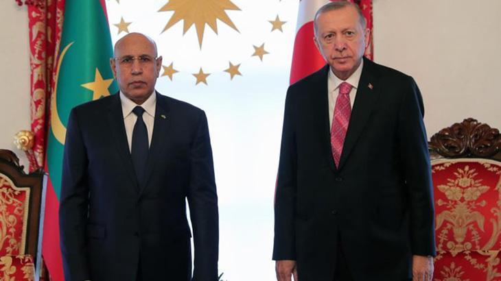 Cumhurbaşkanı Erdoğan Moritanya Cumhurbaşkanı El Ghazouani ile görüştü