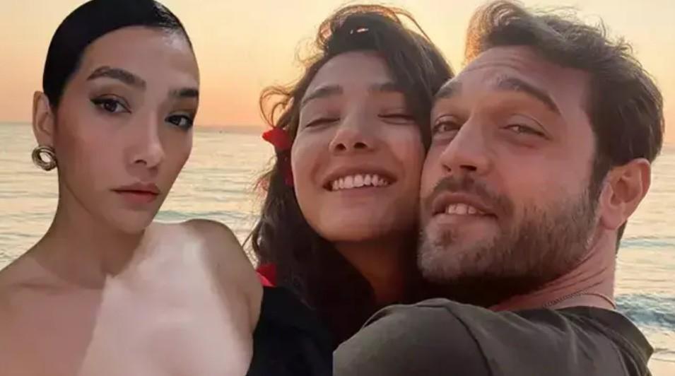 Ünlü çift aşka geldi Aybüke Pusat ve sevgilisi Furkan Andıçtan romantik kareler