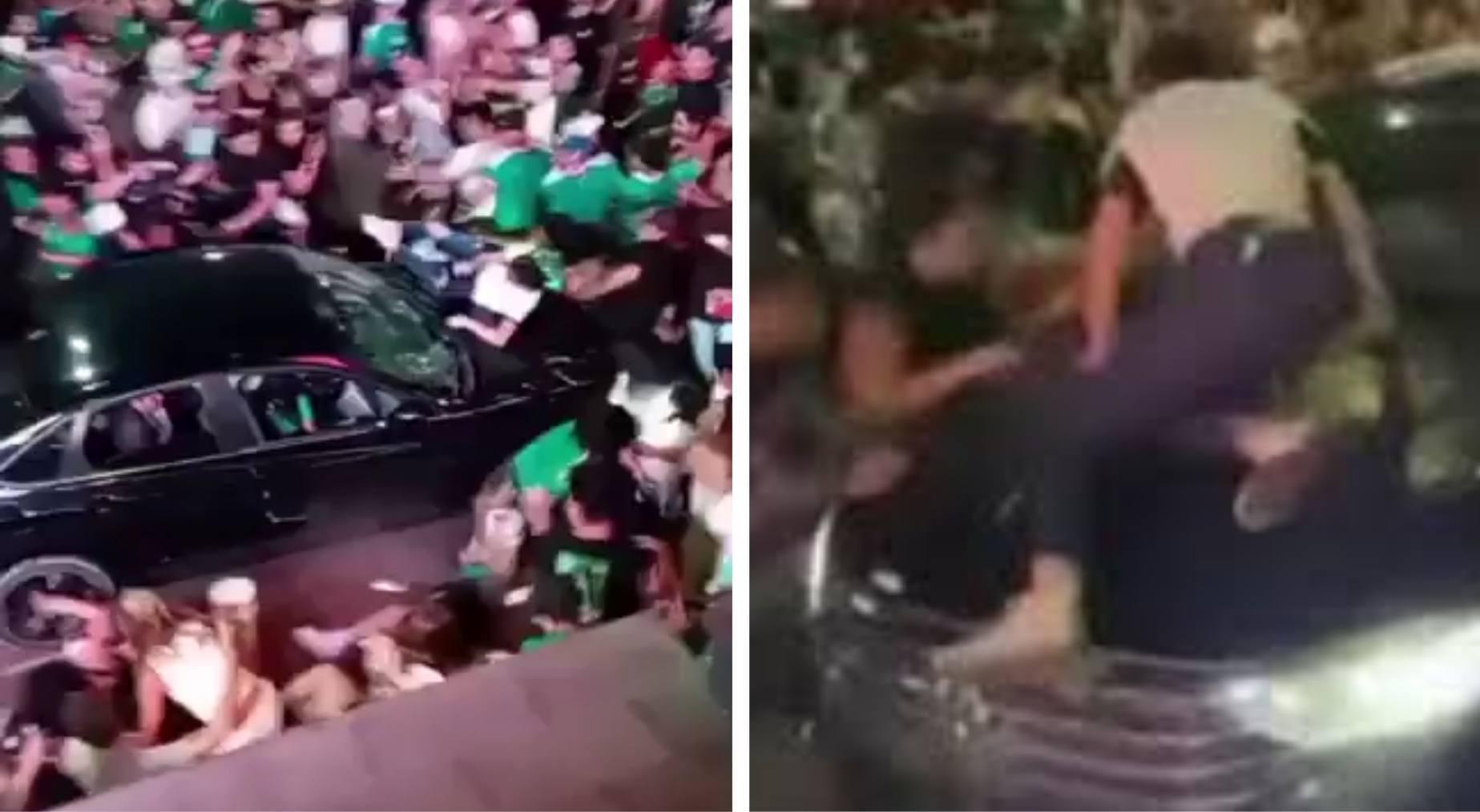 Dünya Kupası maçında ülkesi kazandı, ortalığı savaş alanına çevirdi! Aracıyla kalabalığın arasına daldı