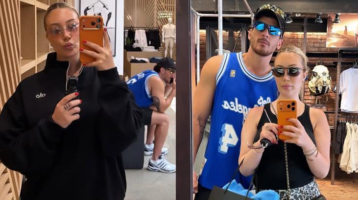 Amerikadan paylaştı Survivor Yiğit Poyraz ve sevgilisi Yasmin Erbilden yeni kare
