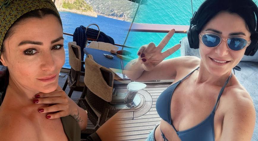 Deniz Çakır, eşi Bilgehan Baykal ile tekne tatilinde: Hazirandan kalanlar