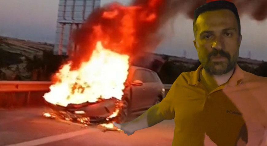 Kuzey Marmara Otoyolu'nda dehşet! 'Ailemi 1,5 dakika ile kurtardım'