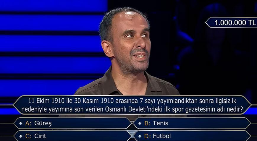 1 MİLYON TLLİK SORU