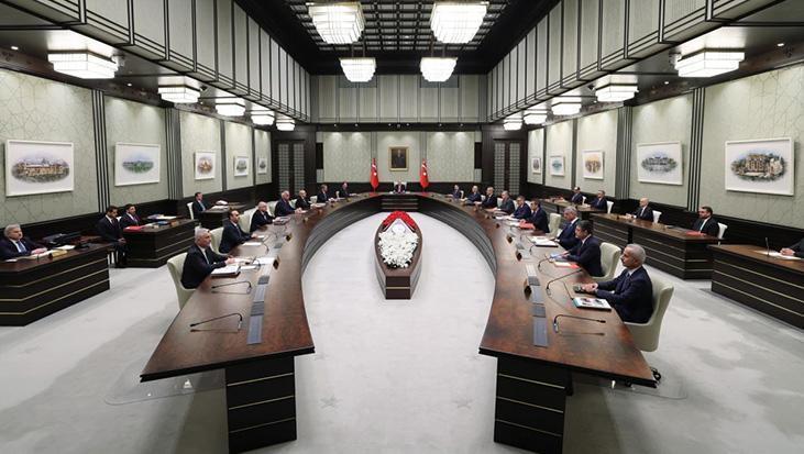 Kabine, Cumhurbaşkanı Erdoğan başkanlığında Beştepe'de toplandı