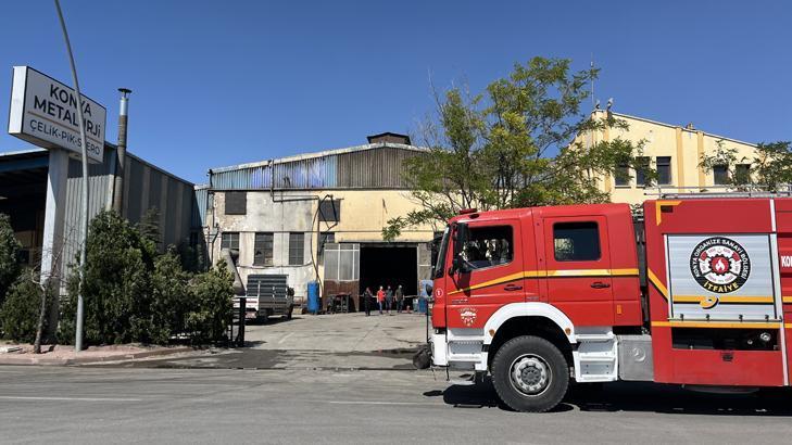 Konya'da metal fabrikasında patlama! Organize Sanayi Bölgesi'nde panik yaşandı
