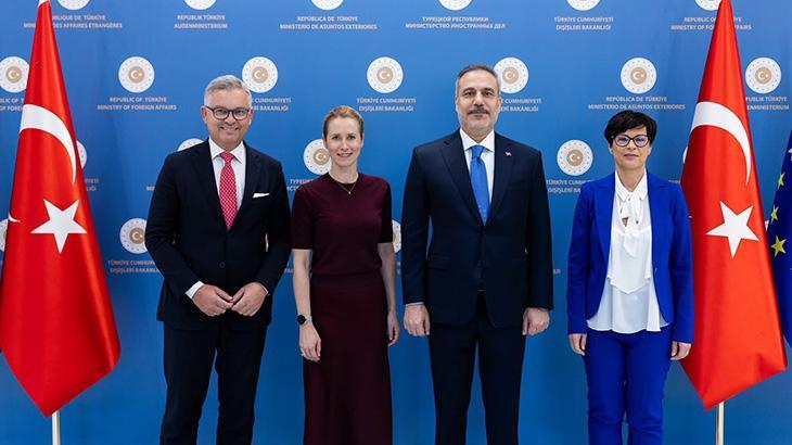 Dışişleri Bakanı Hakan Fidan, AB Komisyonu Başkan Yardımcısı Kallas ile bir araya geldi