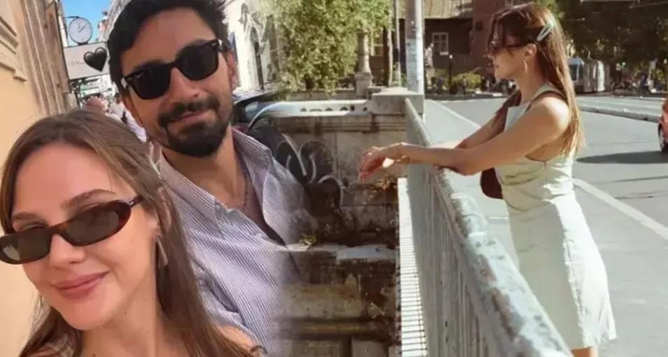 Alina Boz ve eşi Umut Evirgenden aşk dolu poz