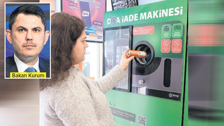 Bakan Kurum: Milletimiz DOA’yı çok sevdi! İlk gün 1.5 milyon şişe toplandı