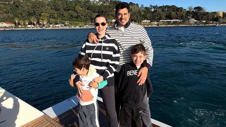 Fahriye Evcen paylaştı Mutlu aile tablosuna beğeni yağdı