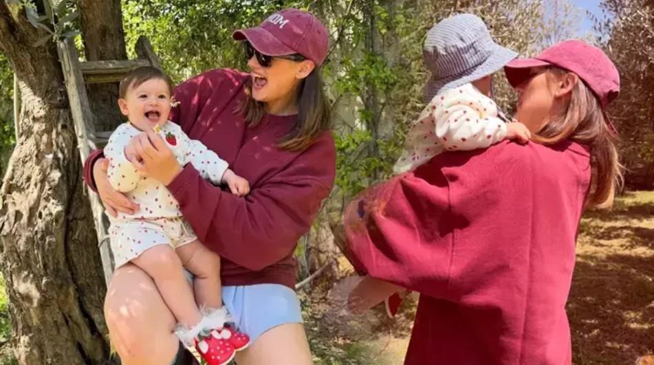 Gizem Karaca kızı Leyla Yazın son halini paylaşarak sordu: Kime benziyor