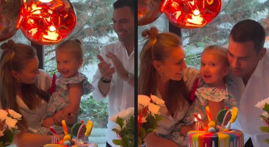 Elay 3 yaşına bastı Aslı Enver’in aile mutluluğu