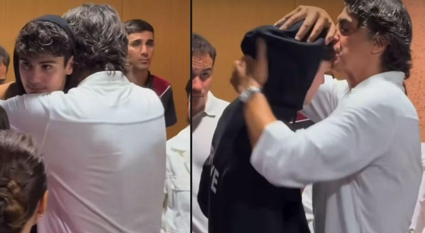 Yarı finalde büyük hüzün İbrahim Kutluay oğlunu teselli etti