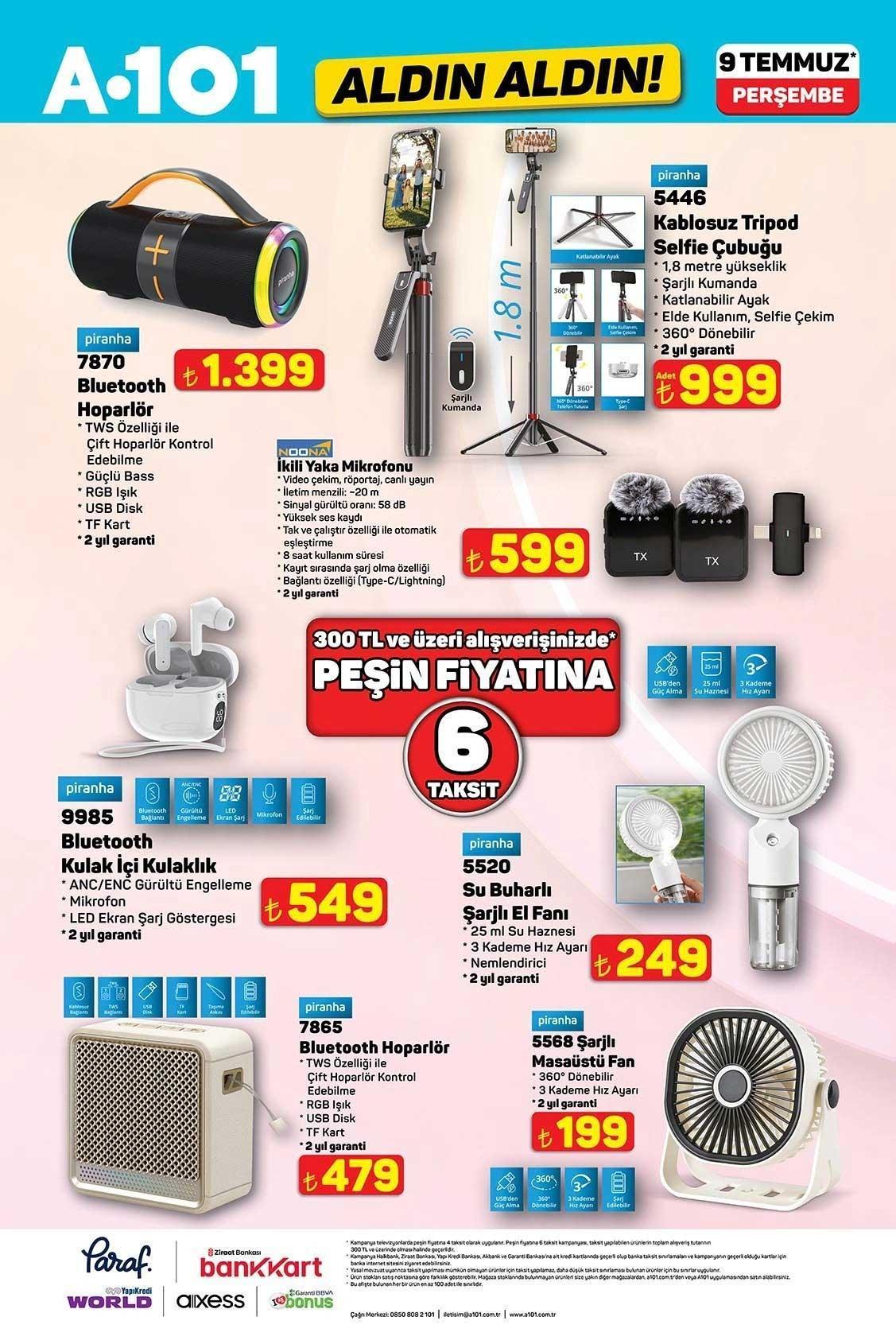 9 TEMMUZ A101 ALDIN ALDIN AKTÜEL KATALOĞU