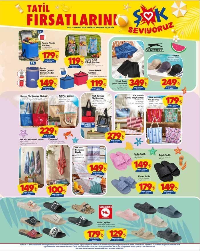 ŞOK 8-14 TEMMUZ AKTÜEL ÜRÜNLER KATALOĞU