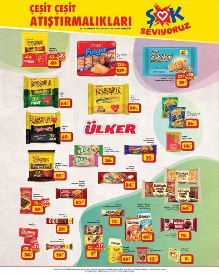 ŞOK 8-14 TEMMUZ AKTÜEL ÜRÜNLER KATALOĞU