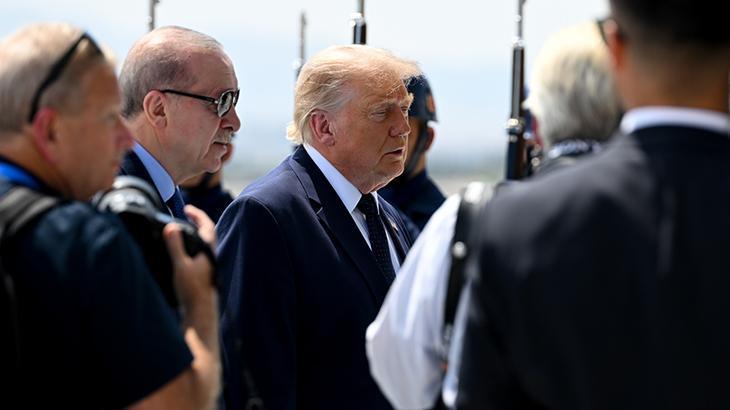 ABD Başkanı Trump NATO Zirvesi için Ankarada Havalimanında dikkat çeken diyalog ABD Başkanı Trump NATO Zirvesi için Ankarada Havalimanında dikkat çeken diyalog