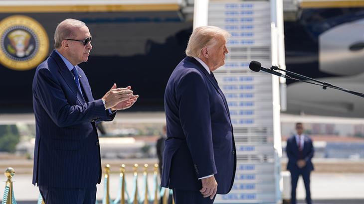 ABD Başkanı Trump NATO Zirvesi için Ankarada Havalimanında dikkat çeken diyalog ABD Başkanı Trump NATO Zirvesi için Ankarada Havalimanında dikkat çeken diyalog