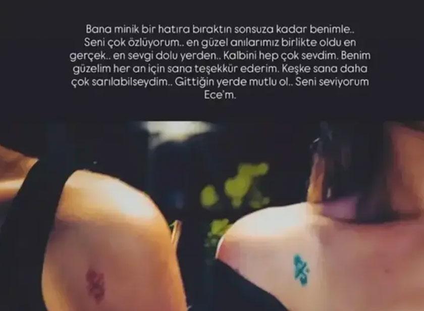 Ece İrtemin ölümü ile yıkıldı Feride Hilal Akından dikkat çeken paylaşım
