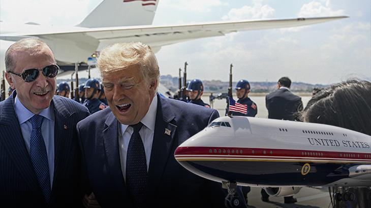 ABD Başkanı Trump NATO Zirvesi için Ankara'da! Havalimanında dikkat çeken diyalog