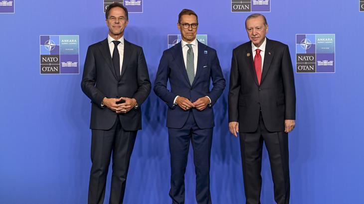 Dünyanın gözü Ankarada NATO Zirvesinden sıcak görüntüler