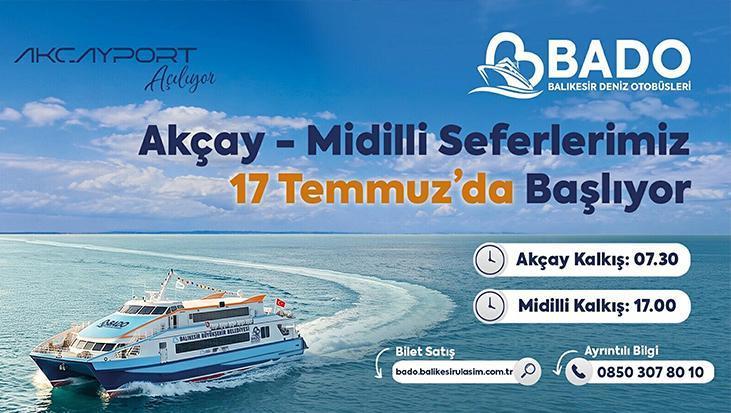 Akçay-Midilli deniz otobüsü seferleri başlıyor! Tarih belli oldu, bilet fiyatları açıklandı