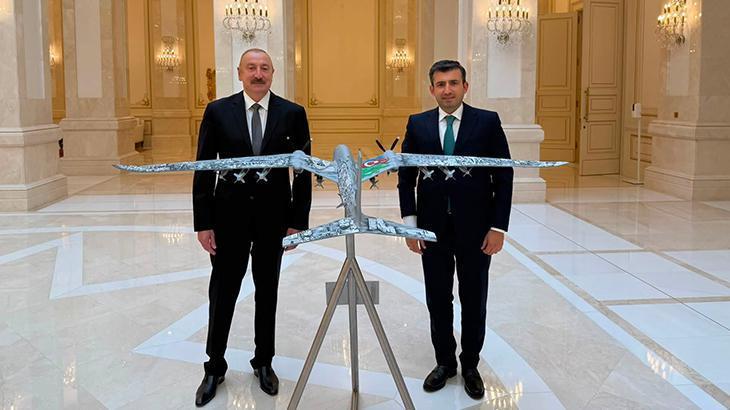 Aliyev, Baykar Yönetim Kurulu Başkanı Bayraktar'ı kabul etti