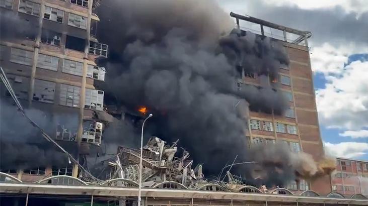 Yanan depo çöktü! 75 bin ayakkabı küle döndü: '7.2 milyon euro değerinde'