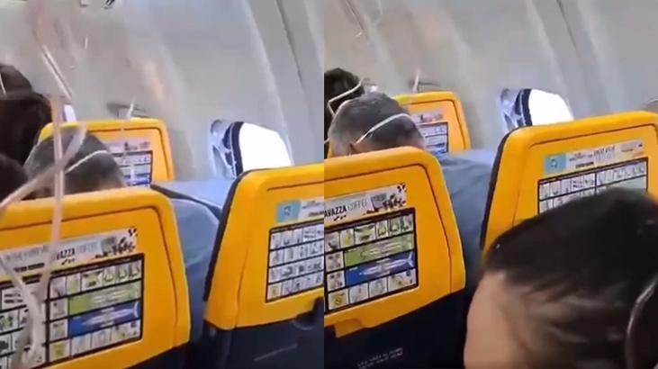 Yolcu uçağının motorundan kopan parça kabindeki camı kırdı! Sıcak görüntü: 'Başı ve omuzları dışarıdaydı'