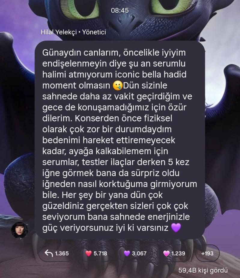 Manifest Hilal sahnede acıdan ağladı İşte son sağlık durumu