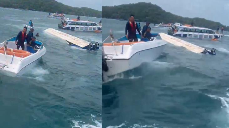 Vietnam'da sürat teknesi alabora oldu! Çok sayıda can kaybı var