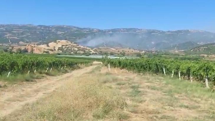 Manisa'da orman yangını! Havadan karadan müdahale başladı