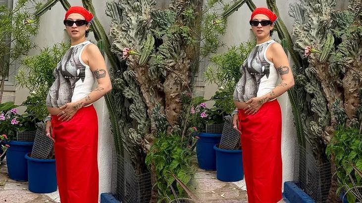 Bebeğinin cinsiyeti belli olmuştu Melike Şahin doğum için gün sayıyor