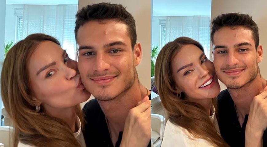Ebru Şallı ve oğlu Berenden hayran bırakan kare Görenler abla-kardeş sandı