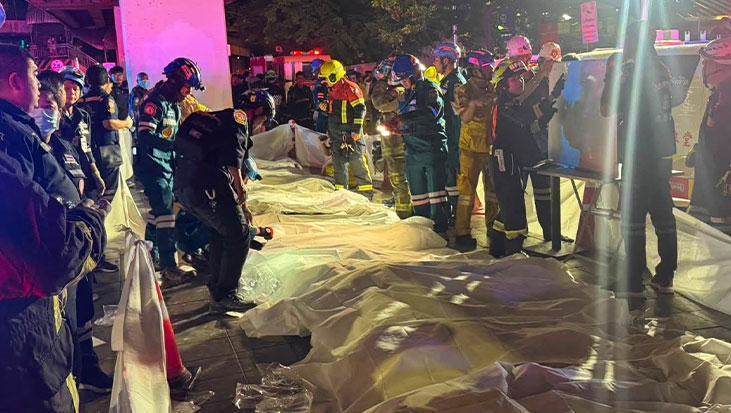 Taylandda feci olay Eğlence mekanında çıkan yangında çok sayıda ölü var