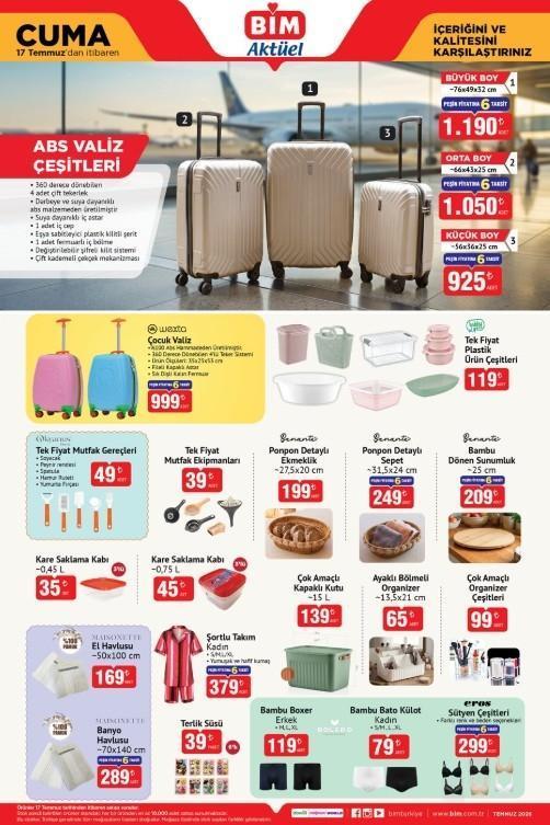 RAFLARDA SATIŞA ÇIKIYOR YENİ BİM AKTÜEL ÜRÜNLER KATALOĞU 14-15-17-19-21-22 TEMMUZ BİMde bu hafta ve gelecek hafta indirimli neler var, hangi ürünler satışa çıkacak BİM broşürleri ile indirimli ürünler listesi...