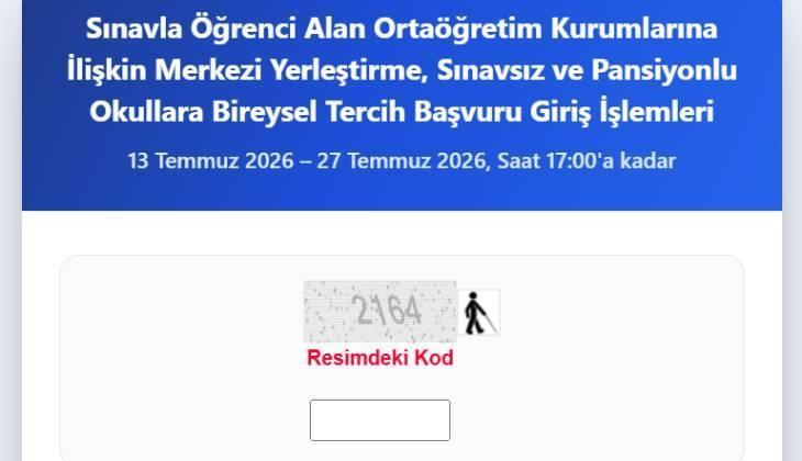 LGS TERCİH YAPMA TARİHLERİ