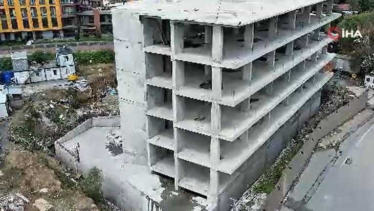 AHBAP soruşturmasında Göktürk'teki yurt havadan görüntülendi! Logolar söküldü, pankartlar kaldırıldı