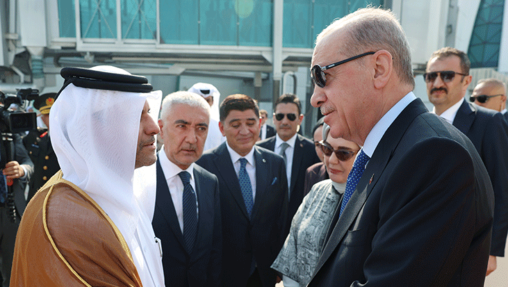 Cumhurbaşkanı Erdoğan Katar'da